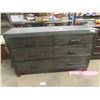 Image 1 : Modern 6 Drawer Dresser 18" x 38" x 62" 