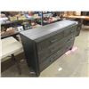 Image 2 : Modern 6 Drawer Dresser 18" x 38" x 62" 