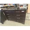 Image 1 : Modern Dresser with 8 Drawers 18" x 37" x 54" 