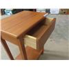 Image 4 : Teak Stand with Drawer 13.5" x 18.5" x 27" 