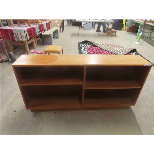 Teak Open Shelf 12  x 29  x 60  