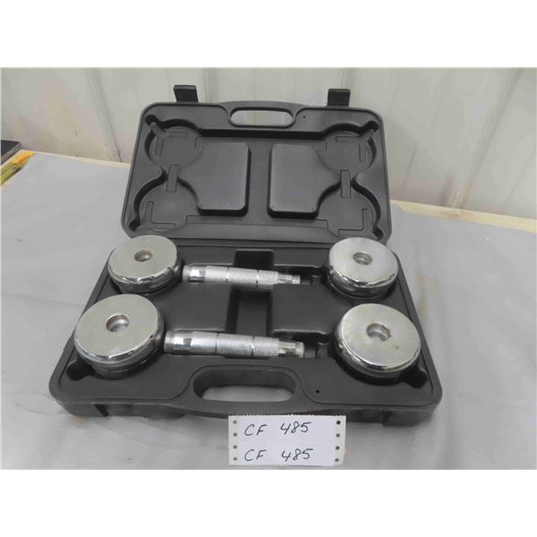 Ultimate 20 lb Chrome Dumbbell Set with Case