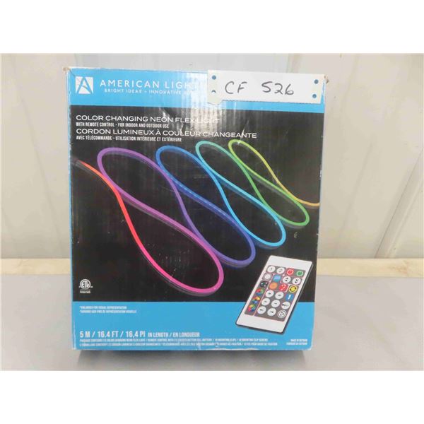 New Color Changing Neon Flex Light with Remote