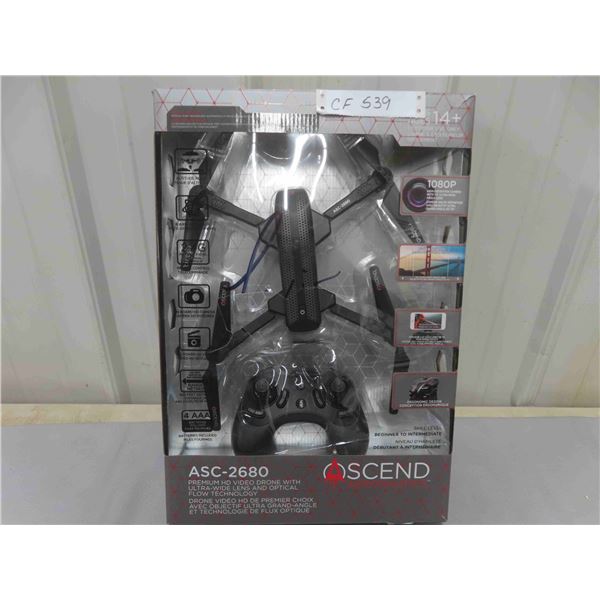 New Ascend ASC-2680 HD Video Drone with Ultra Wide Lens + Optical Flow Technology