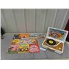 Image 1 : Winnie The Pooh + Tigger Too Kids Portable Record Player + 10 45 RPM Records