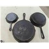 Image 2 : Cast Cookware ; Fry Pans - largest 10", plus more