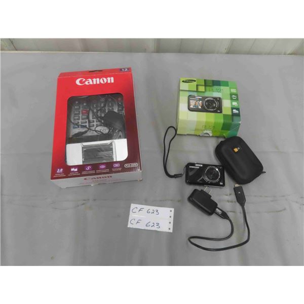 Canon Mini Desktop Calculator, Samsung Digital Camera PL 121