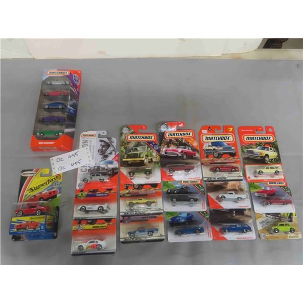 Matchbox Die Cast Cars - 16 Single Packs + 5 Pack MBX Highway