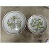 Image 2 : 22 pcs Turi; Dinner Plates, Bread + Butter Plates, Soup + Dessert Bowls