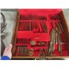 Image 4 : 124 pc Vintage Gold Plated Style Cutlery Set with Case 