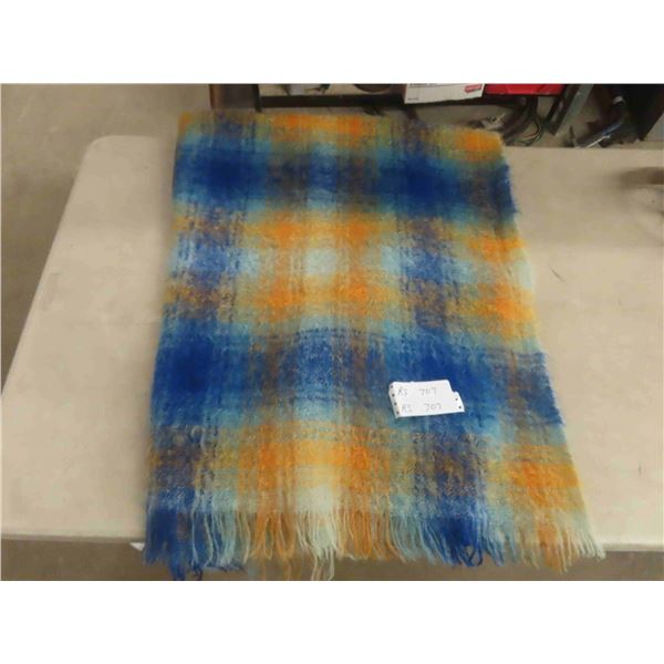 Vintage Hudson Bay Mohair Blanket 42  x 70  