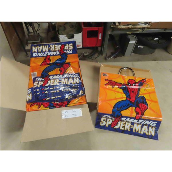 48 New 1999 Marvel Spiderman Bags 13  x 15 