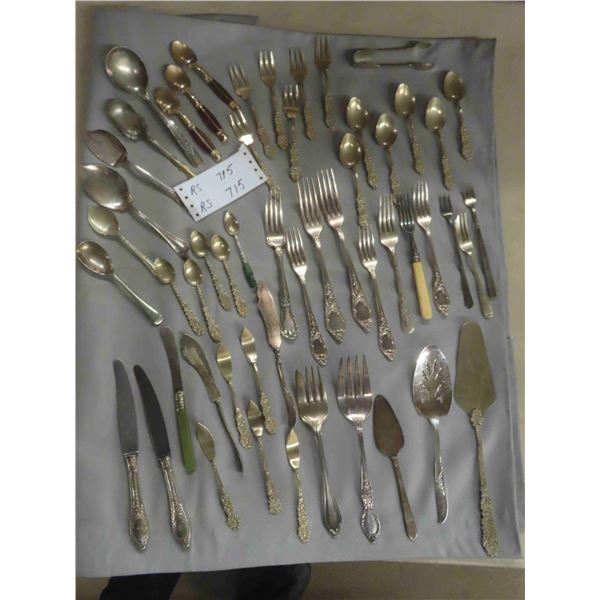 Vintage Assorted 55pc Cutlery