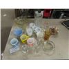 Image 1 : Assorted Glassware ; Mugs, Cream + Sugar Pair, plus more