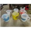 Image 3 : Assorted Glassware ; Mugs, Cream + Sugar Pair, plus more