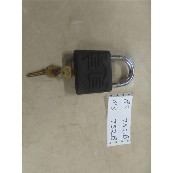 Large Padlock with 2 Keys