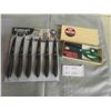 Image 1 : Cuisinart Advantage New Set of  6 Steak Knives & Vintage  Pinking Shears with 