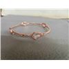 Image 2 : 7 Copper Toned + Rhinestone Bracelets