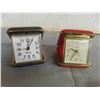 Image 2 : 2 Vintage Travelling Alarm Clocks