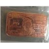 Image 8 : 9 Genuine Apmex Log Copper Bars ; Walberg Liberty $100 Benjamin, plus more