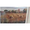 Image 7 : Frame print 186/275 Prairie Gold Signed By Hubert Theroux Kenville, MB South of 