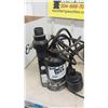 Image 2 : Simer Submersible Water Pump 21 Amp with Hose + Back Up Battery Pack