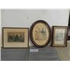 Image 1 : 3 Engravings 1800s Anais Toudouze + Boulevart St. Martin ; 11" x 14" , 10" x 13", 8" x 11" 