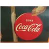 Image 2 : Coca-Cola Cardboard Sign 22.5" x 38"