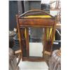 Image 2 : Bamboo Framed Mirror 16.5" x 27", 3 Urns