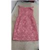 Image 2 : 2 New with Tags Pink Crochet Sleeveless Dresser Made by J.S. Collection Sz 6, 8 