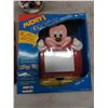 Image 2 : New Mickey Mouse Etch + Sketch, 11 Game Set in Wooden Cabinet, Merge Cube, 