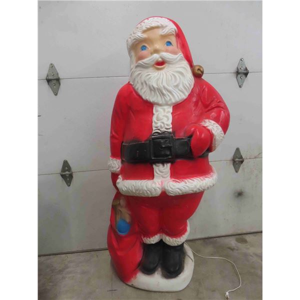 Santa Blow Mold with Light 58" Tall