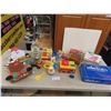 Image 1 : Toys ; Fisher Price Cash Register, Playskool Flashlight, CD Player, Dump Truck, 