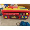 Image 2 : Toys ; Fisher Price Cash Register, Playskool Flashlight, CD Player, Dump Truck, 