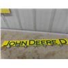 Image 2 : John Deere D Plexi Glass Sign with Bells 3.5" x 32" 