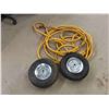 Image 1 : 2 Wheel Barrow Tires, Rubber Garden Hose