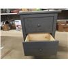 Image 8 : 3 Drawer Dresser 19.5" x 37.75" x 42.25 & 2 Matching Night Stands 15" x 21" x 26" 