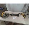 Image 1 : 3 Power Tools ; DeWalt Drywall Gun, DeWalt Circular Saw, Mastercraft Maximum 