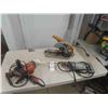 Image 1 : 7" Abrasive Cutoff Machine, Ridgid 1/2" Drill, Older Milwaukee Drill with Paint Stir - 