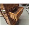 Image 5 : 6 Drawer Wood + Wicker Dresser/ Organizer 16" x 23" x 44" 