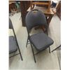 Image 3 : 4 Folding Chairs with Comfy Padded Seats