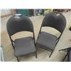 Image 4 : 4 Folding Chairs with Comfy Padded Seats