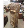Image 2 : Wicker Open What Not Shelf 15"x 29" x 72" 