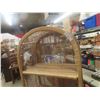 Image 3 : Wicker Open What Not Shelf 15"x 29" x 72" 