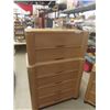 Image 2 : Dresser, 6 Drawer 18" x 32" x 49" & 2 Night Tables - 3 Drawer 13" x 16" x 27" 