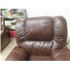 Image 3 : Leather/ Leather Style Swivel Recliner