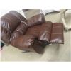 Image 6 : Leather/ Leather Style Swivel Recliner