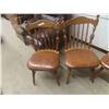 Image 4 : 4 Kitchen Chairs - Wood with Padded Seats