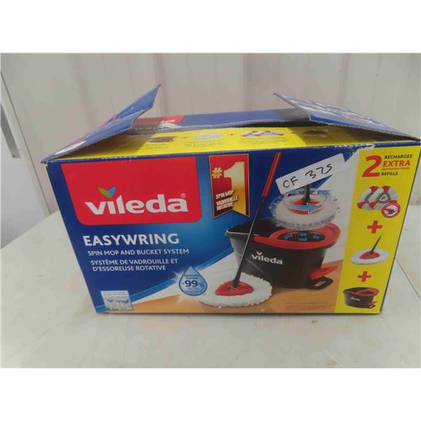 New Vileda Easy Wring Spin Mop + Bucket