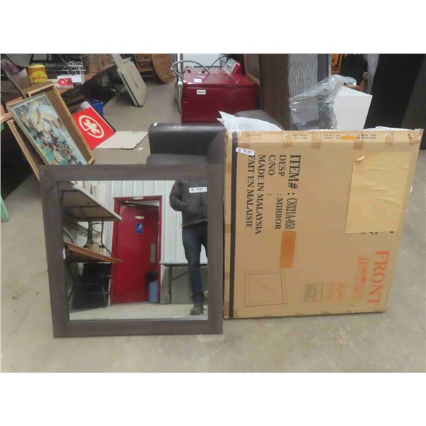 New Mirror with Box 36  x 36  